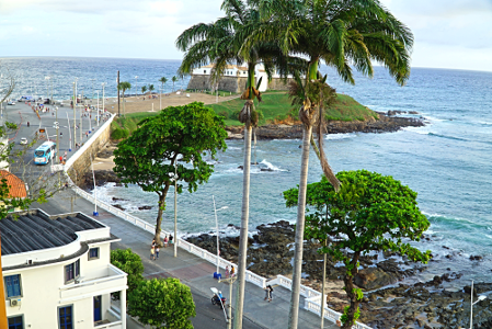 Meerblick mit Farol da Barra